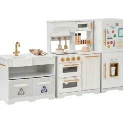 Little Chef Atlanta Modular Play Kitchen - White/Gold