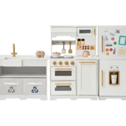 Little Chef Atlanta Modular Play Kitchen - White/Gold