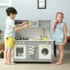 Little Chef Berlin Modern Play Kitchen - Grey / White