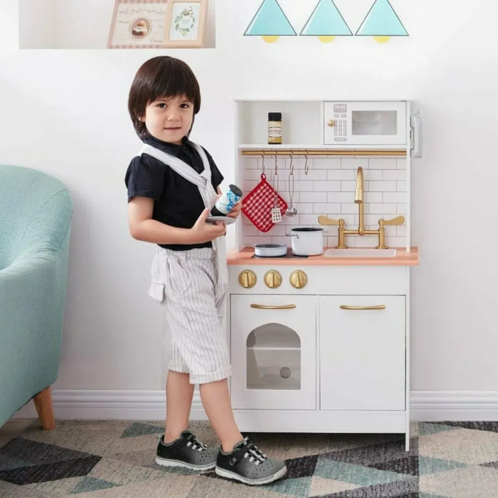 Little Chef Boston Classic Play Kitchen & Cookware - White