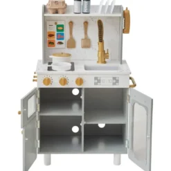 Little Chef Memphis Play Kitchen - Gray/Gold