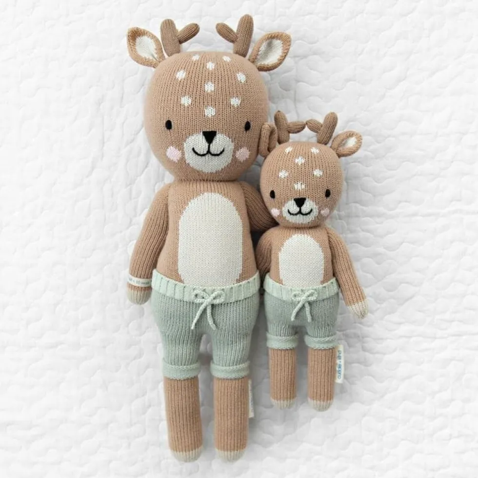 Little 13" Elliott the Fawn Hand-Knit Doll