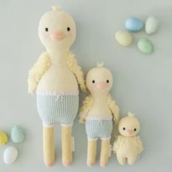 Little 13" Finley the Duckling Hand-Knit Doll