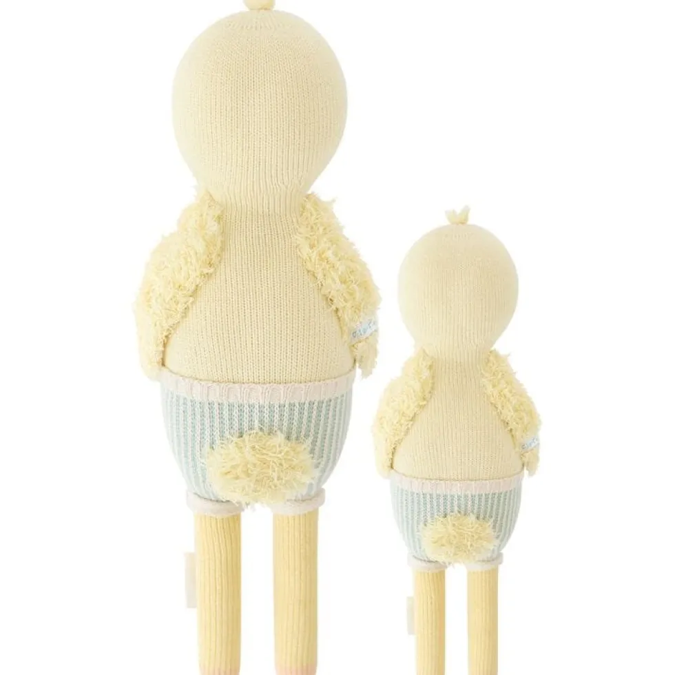 Little 13" Finley the Duckling Hand-Knit Doll