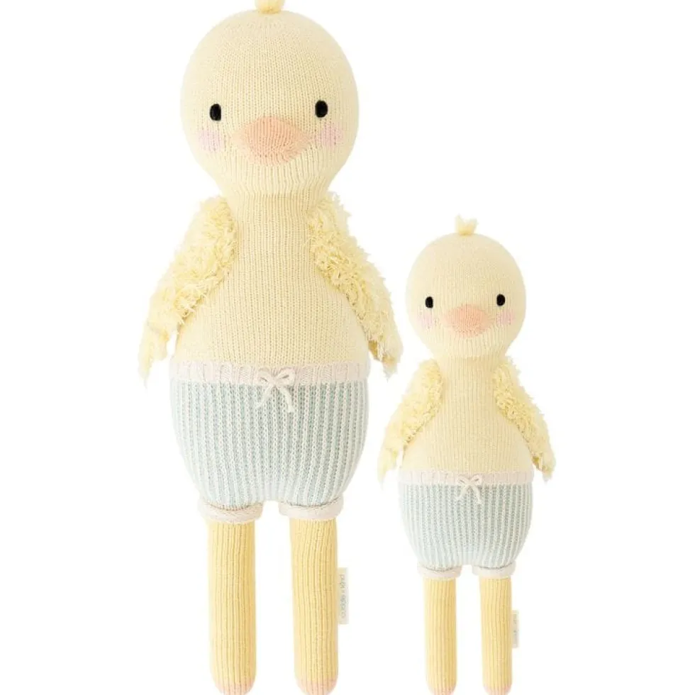 Little 13" Finley the Duckling Hand-Knit Doll