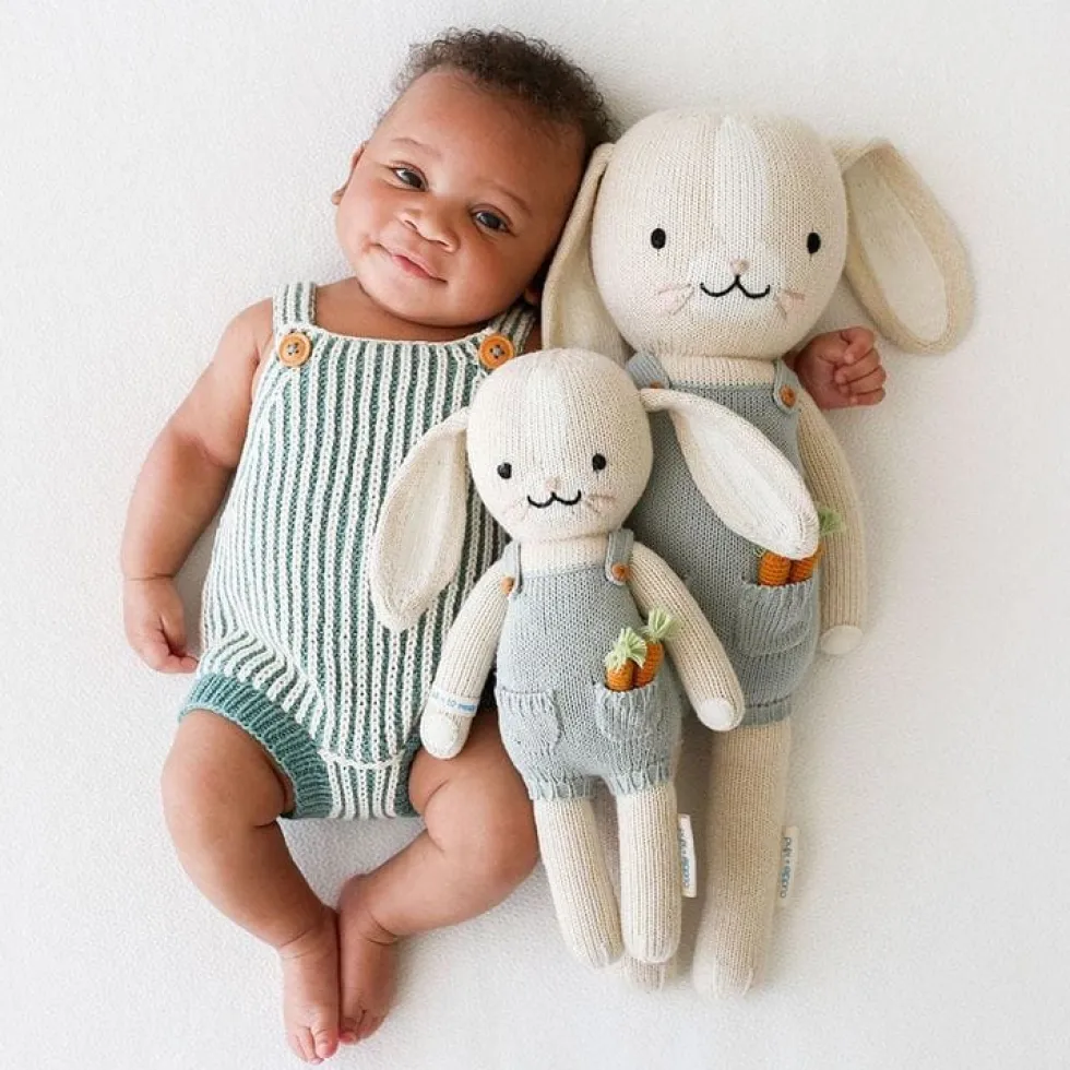 Little 13" Henry the Bunny Hand-Knit Doll