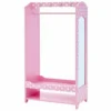 Little Princess Bella Clothing Rack with Storage - Pink