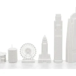 Los Angeles Edition Acrylic Chess Set with Wood Map Board