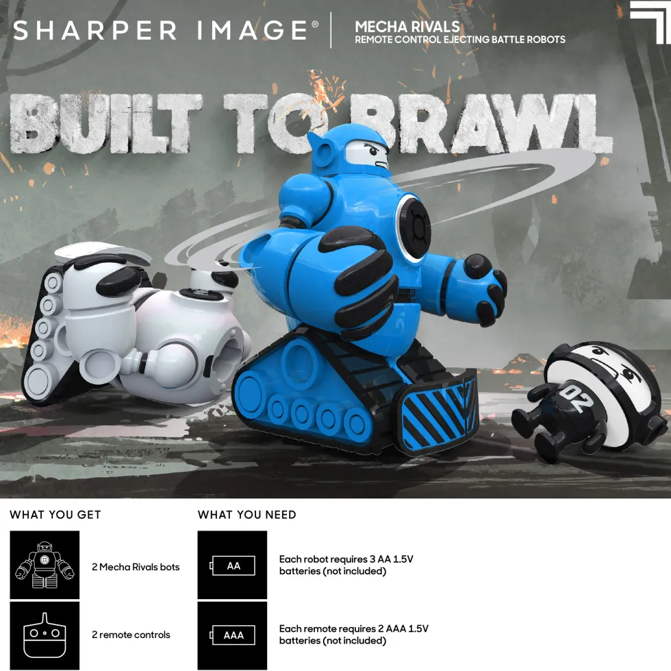 Mecha Rivals RC Ejecting Battle Robots