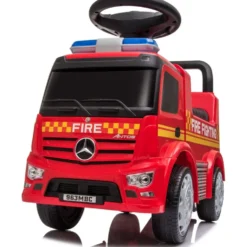 Mercedes Benz Antos Foot to Floor Fire Truck Ride On