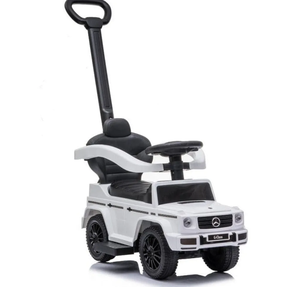 Mercedes G-Wagon 3 In 1 Push Car - White