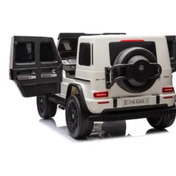 Mercedes G-Wagon 24V 4x4 2-Seater Ride on Car - White