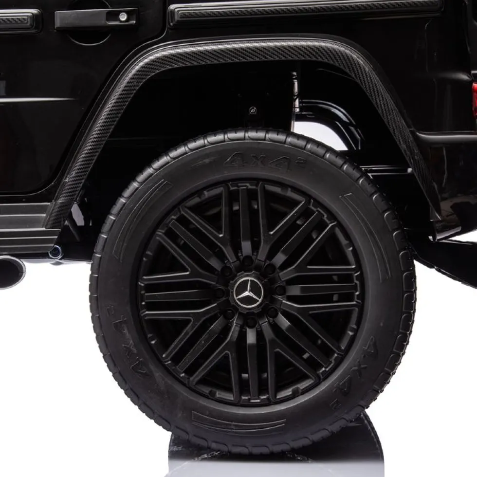 Mercedes G-Wagon 24V 4x4 2-Seater Ride on Car - Black