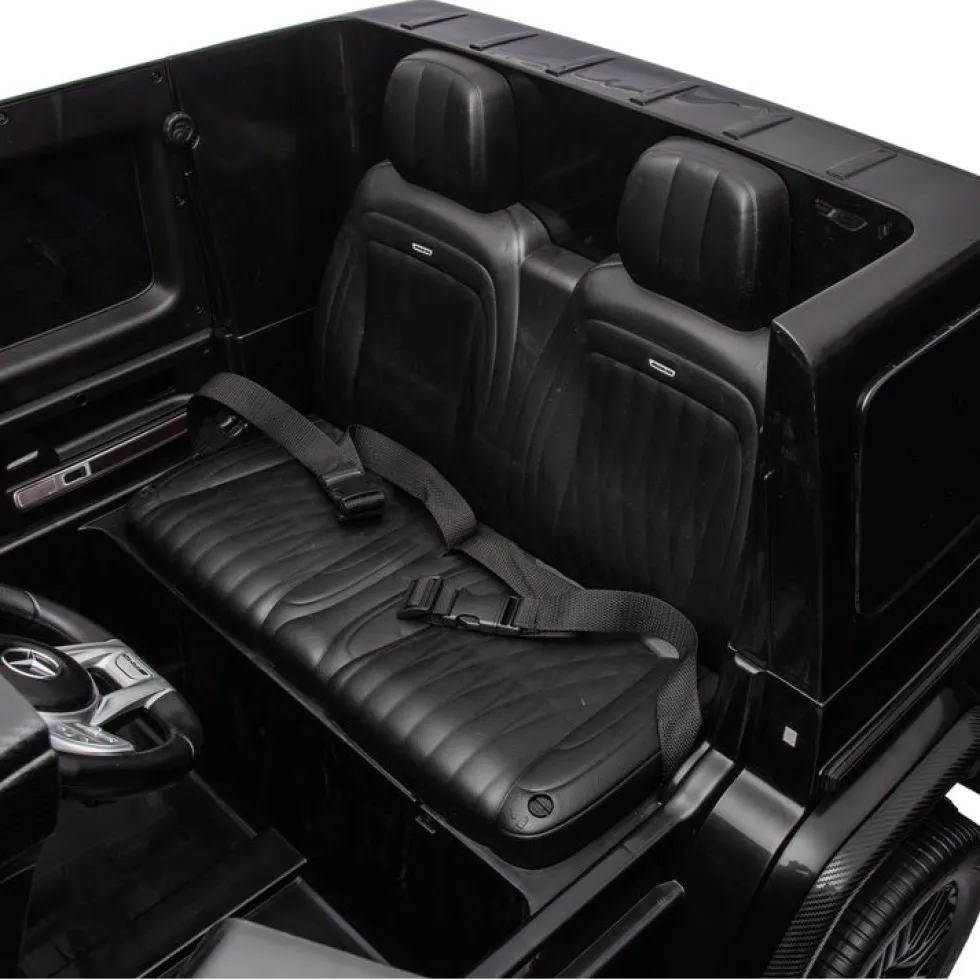 Mercedes G-Wagon 24V 4x4 2-Seater Ride on Car - Black