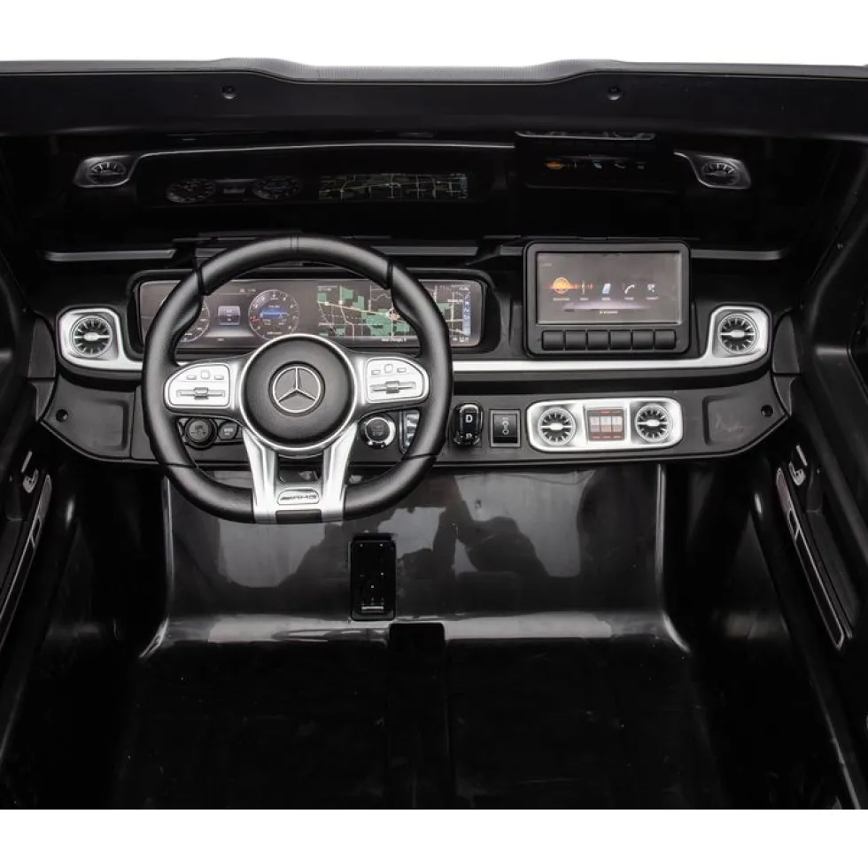 Mercedes G-Wagon 24V 4x4 2-Seater Ride on Car - Black