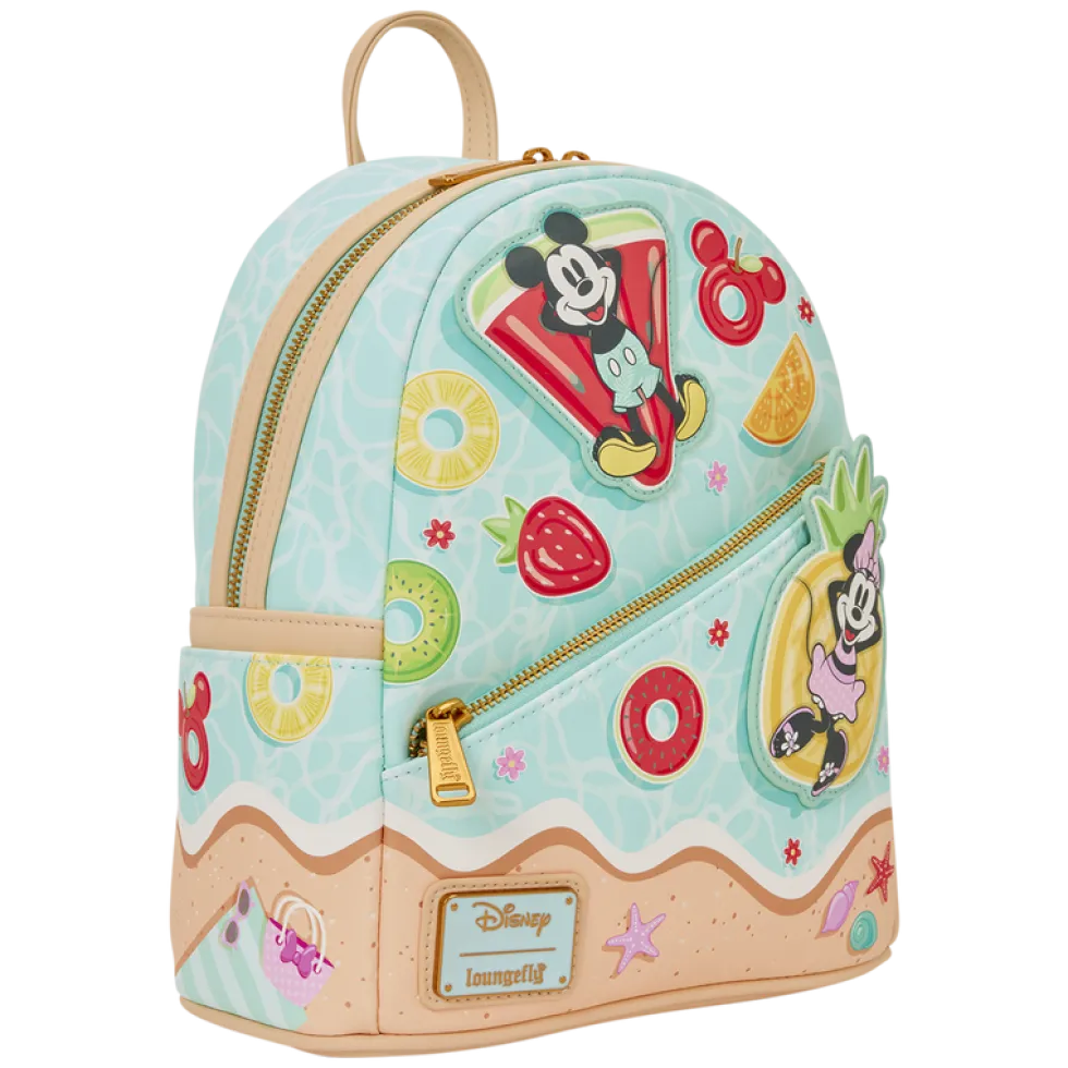 Mickey & Minnie Beach Fun Mini Backpack
