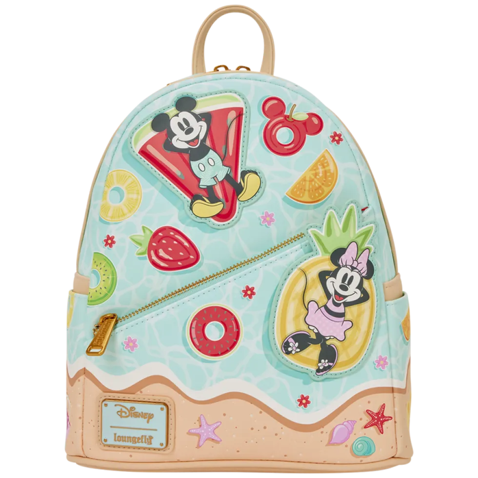 Mickey & Minnie Beach Fun Mini Backpack
