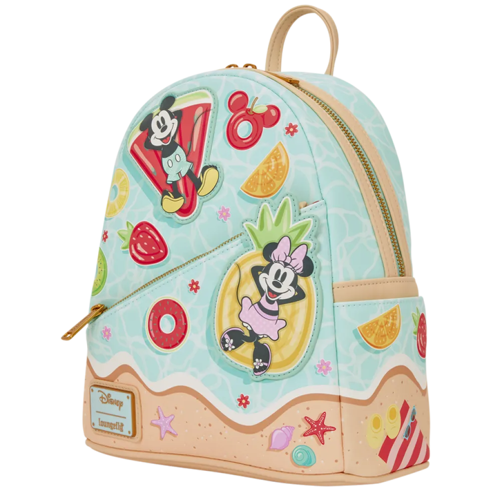 Mickey & Minnie Beach Fun Mini Backpack