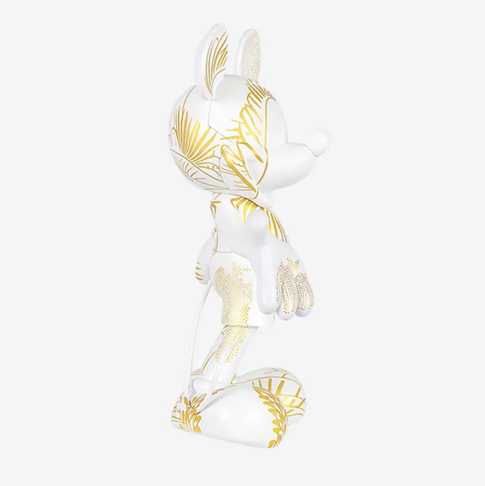 Mickey Mouse 12" Star Style Martyn Lawrence Bullard Figurine - White & Gold