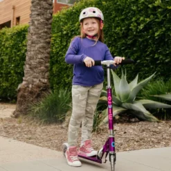 Micro Sprite LED Scooter - Purple Stripe