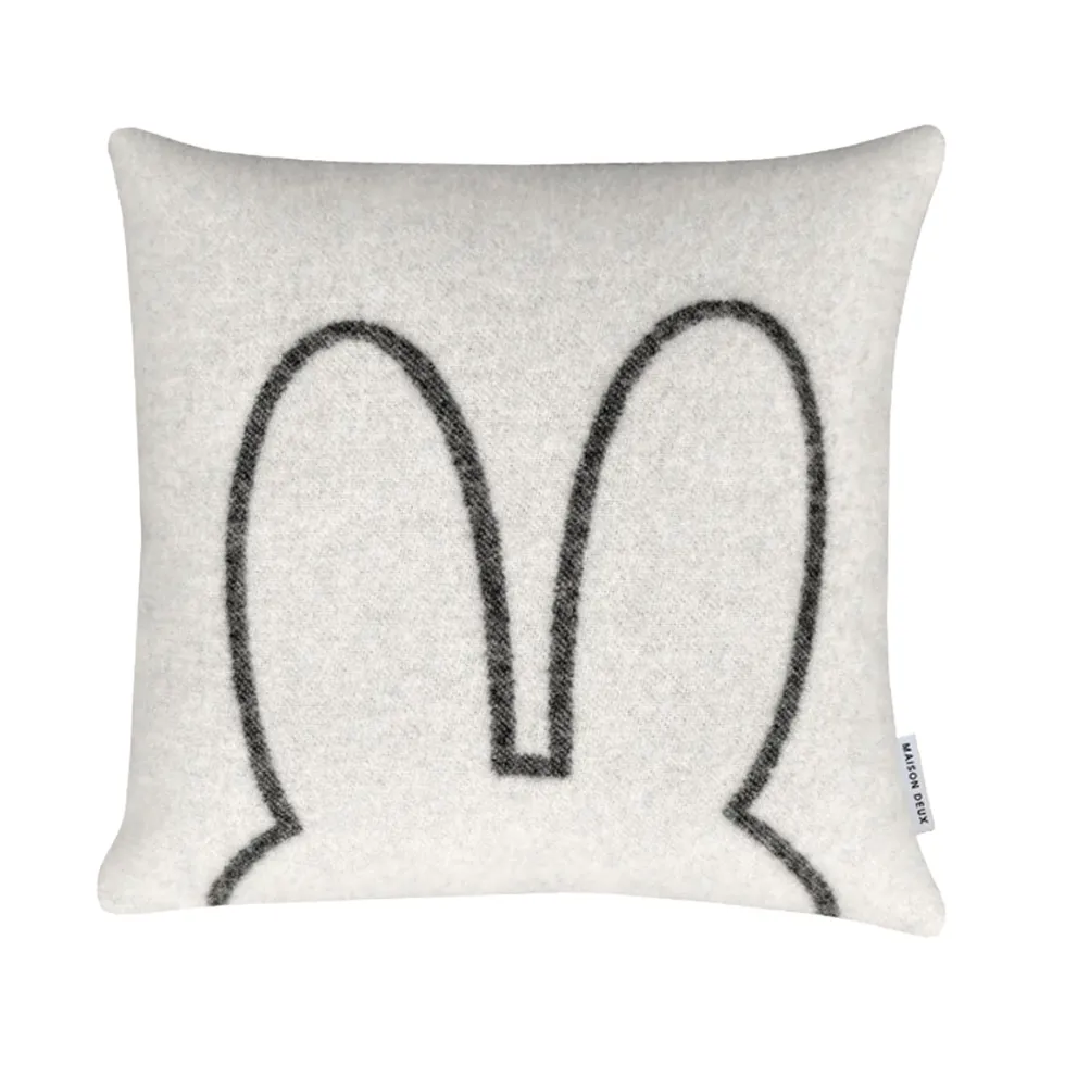 Miffy Cushion Cover - White/Black