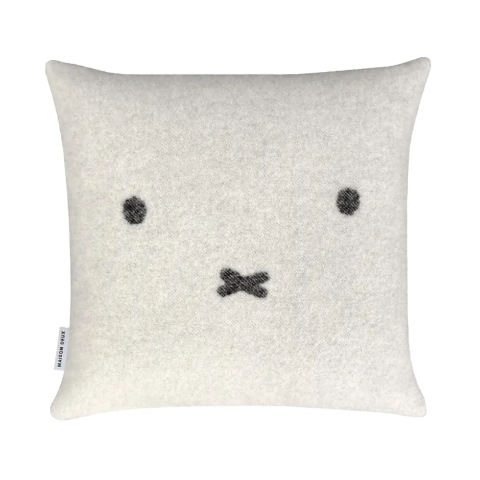 Miffy Cushion Cover - White/Black