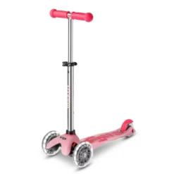 Mini Deluxe Glow LED Plus Scooter - Frosty Pink