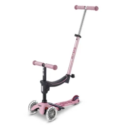 Mini Deluxe Rock & Go LED Scooter - Dusty Rose
