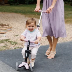 Mini Deluxe Rock & Go LED Scooter - Dusty Rose