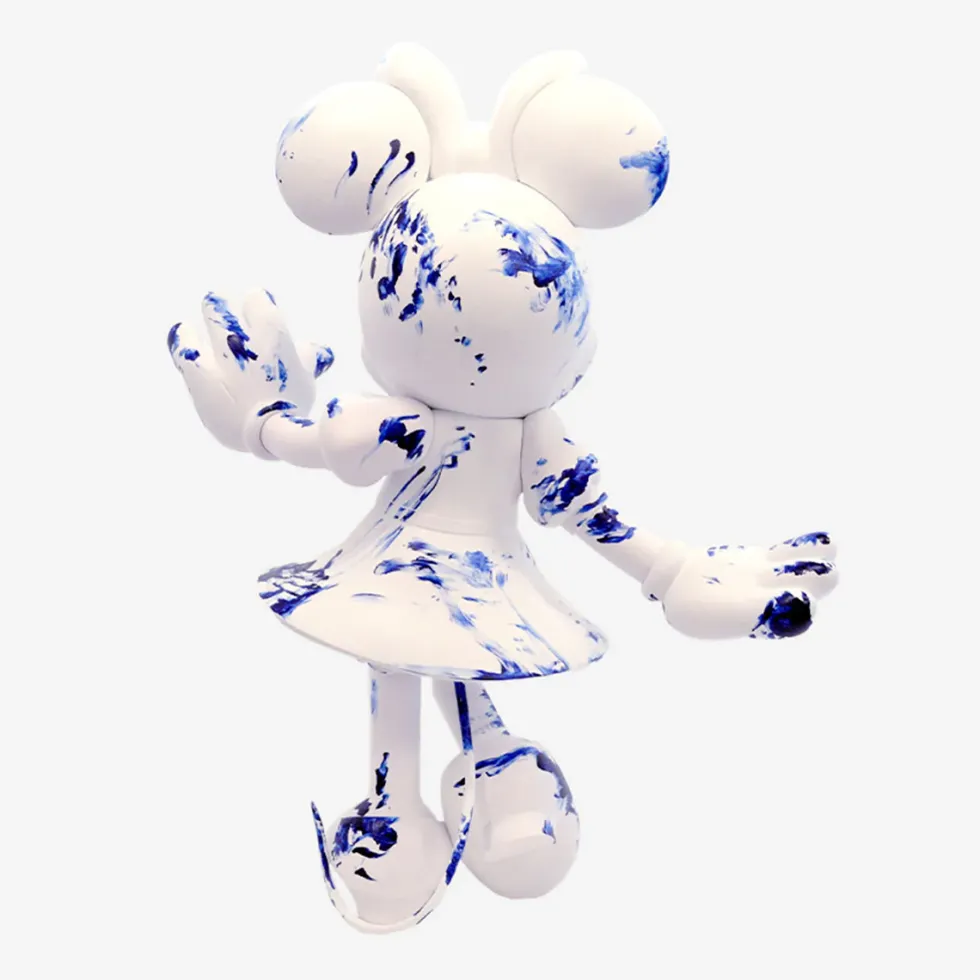 Minnie Mouse Figure White & Blue Limited Edition - 24.4"
