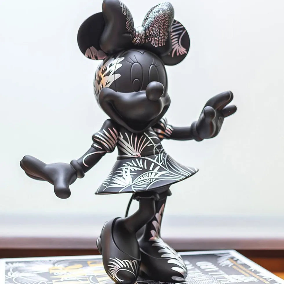 Minnie Mouse 12" Star Style Martyn Lawrence Bullard Figurine - Black & Silver