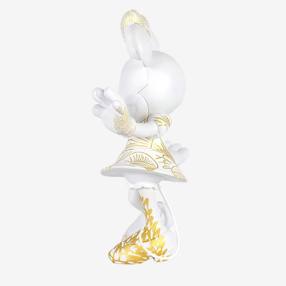 Minnie Mouse 12" Star Style Martyn Lawrence Bullard Figurine - White & Gold