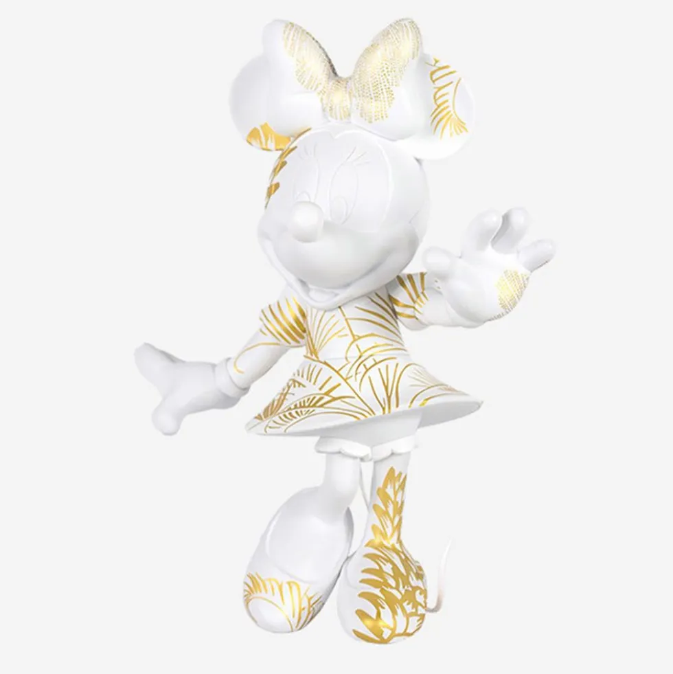 Minnie Mouse 12" Star Style Martyn Lawrence Bullard Figurine - White & Gold