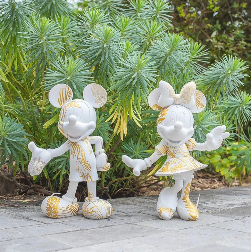 Minnie Mouse 12" Star Style Martyn Lawrence Bullard Figurine - White & Gold