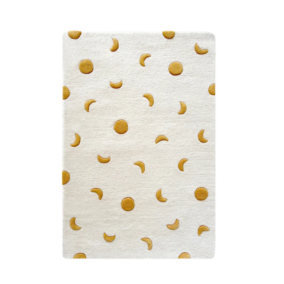 Moon Rug - Cream & Gold