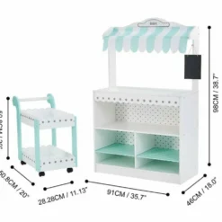 My Dream Bakery Shop Dessert Stand - White/Mint