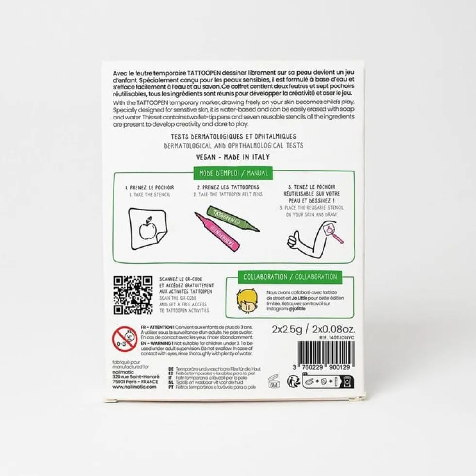 NYC Temporary Tattoo Pen Set for Kids