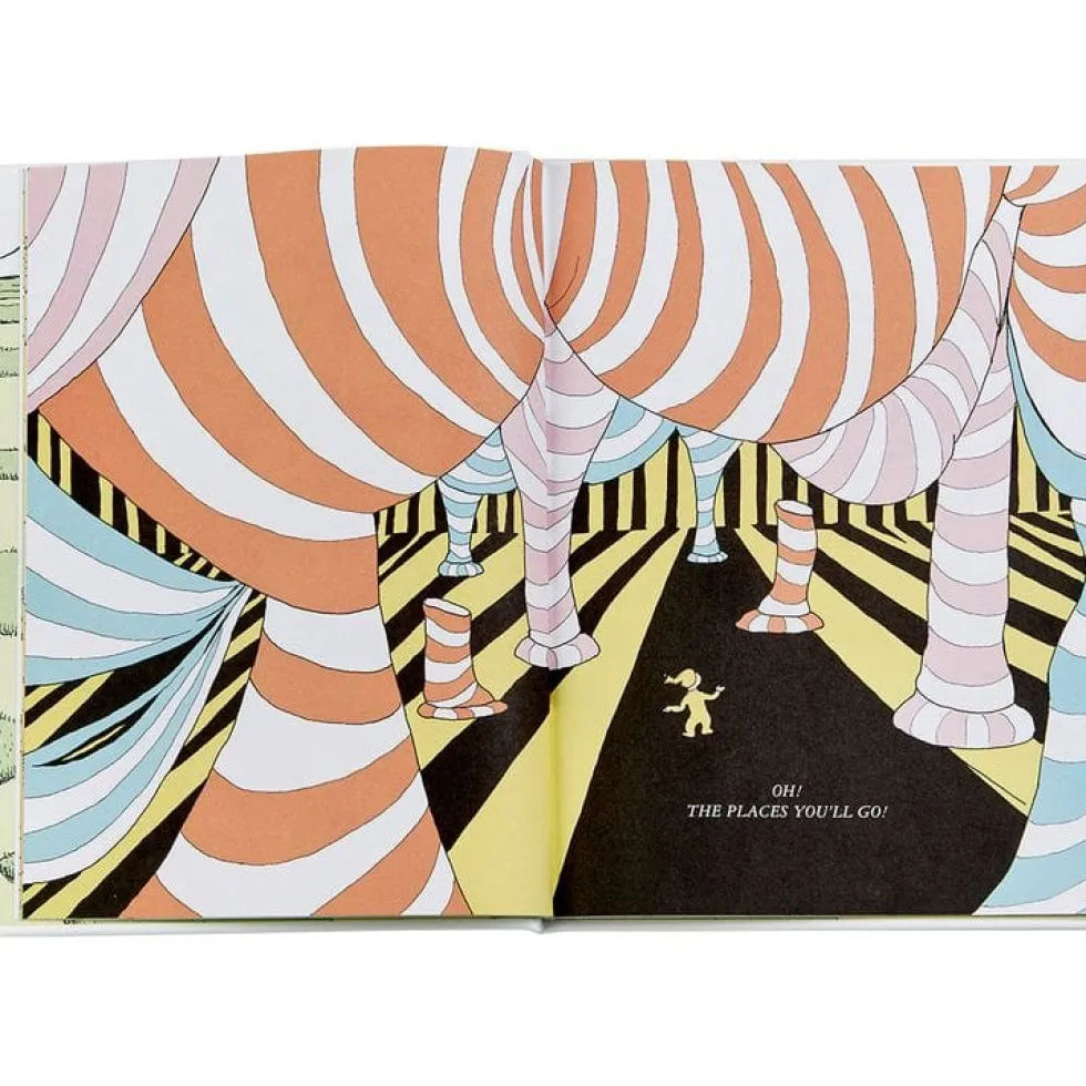 Oh The Places You'll Go by Dr. Seuss Leather-Bound Book