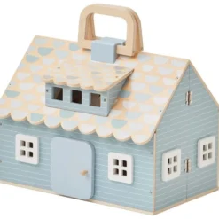 Olivia's Little World Quaint Portable Dolls Cottage & Accessories for 3.5
