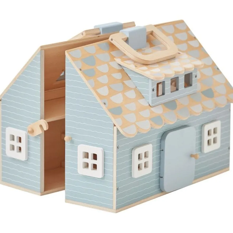 Olivia's Little World Quaint Portable Dolls Cottage & Accessories for 3.5" Dolls