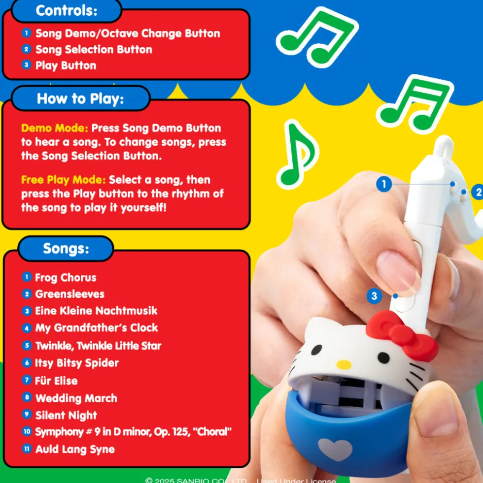Otamatone Melody Sanrio - Hello Kitty