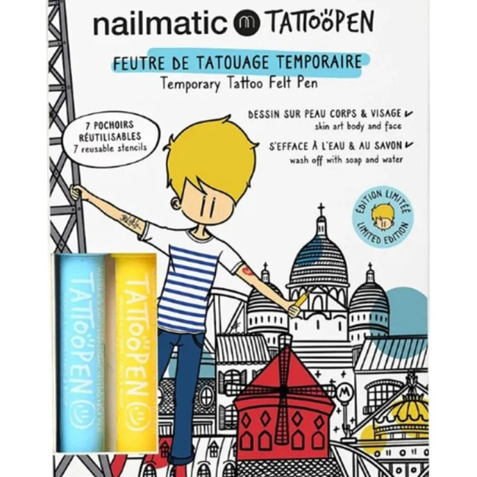 Paris Tattoo Pen Set for Kids