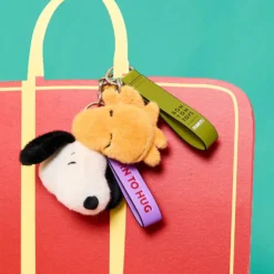 Peanuts Woodstock Fuzzy ECO Yellow Bag Charm - 3.5"