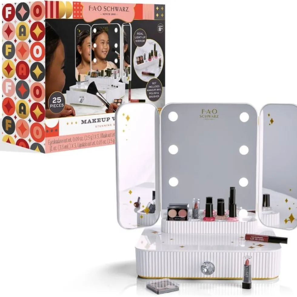25-Piece Stunning Style Makeup Vanity Set