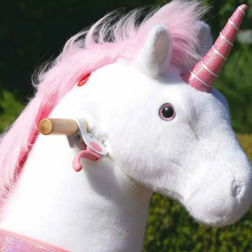 Pink Model U Ride-On Unicorn - 7+ Years