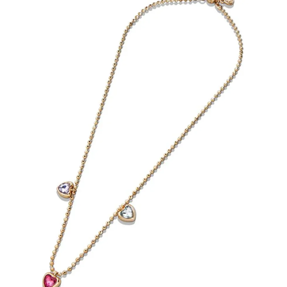 Pink Pouch with Jewelry Set