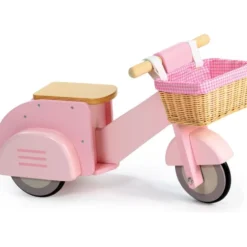 Pink Scooter with Basket