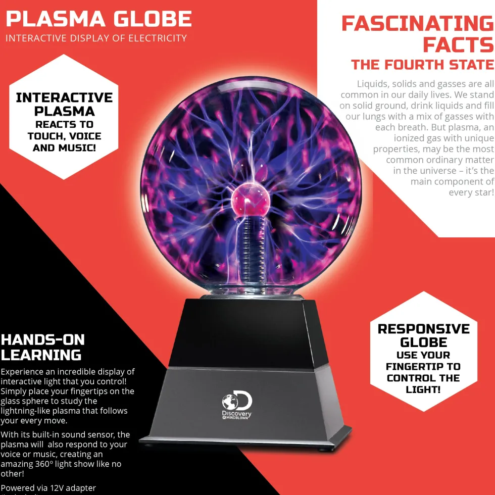 6" Plasma Globe Lamp