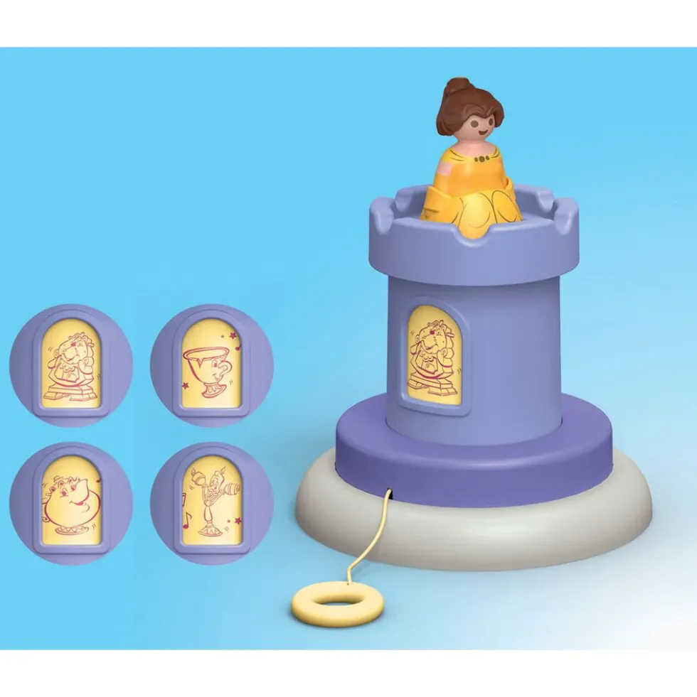 Playmobil Junior & Disney: Belle's Play Tower with Sound Playset