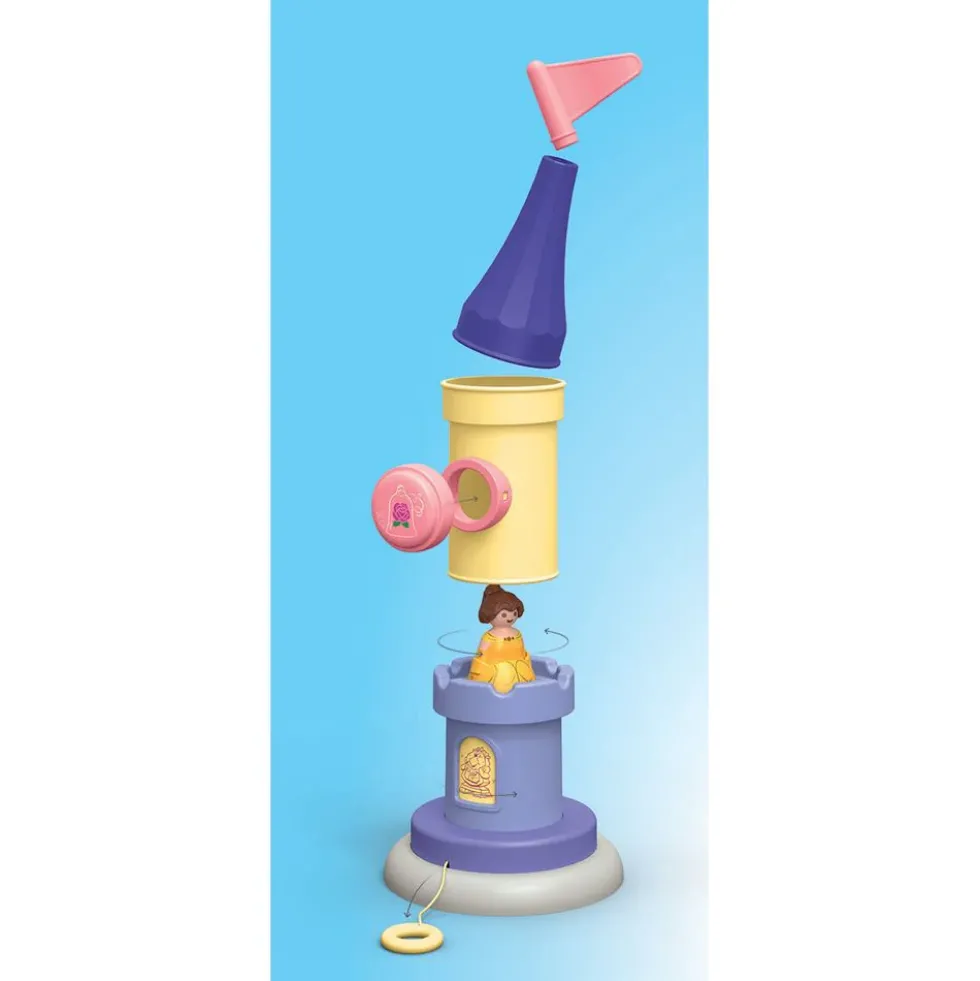 Playmobil Junior & Disney: Belle's Play Tower with Sound Playset